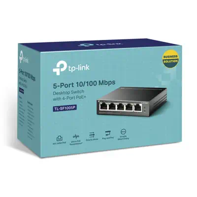 TP-Link TL-SF1005P Non-géré Fast Ethernet (10/100) Connexion Ethernet, supportant l'alimentation via_3