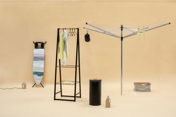 Portant pour vêtements Linn -Small - Black - Portant à vêtements indépendant en bambou avec étagères réglables_3