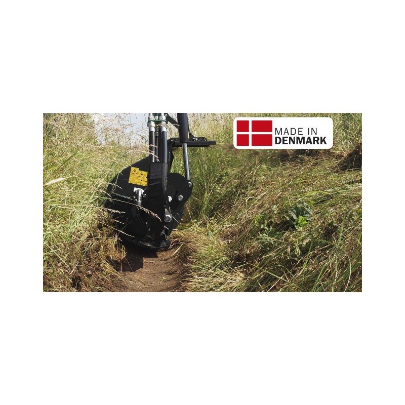 Cureuse GR 70 avec 6 lames et débit d'huile de 70 l/min