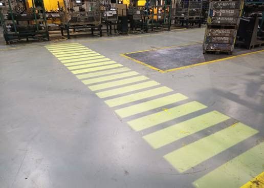 Projection image danger au sol (vas) projecteur gobo_3