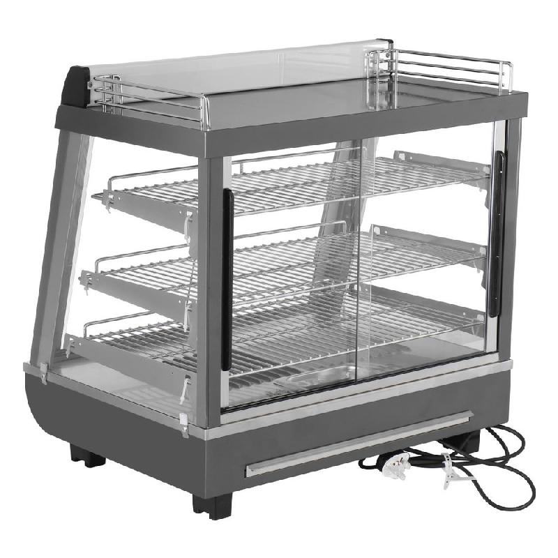 Vitrine chauffante portes avant et arriere 96L - Buffalo - HW927_3