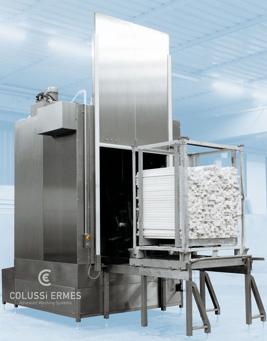 Lavage bâtons - Laveuses industrielles alimentaires - Colussi Ermes - jusqu’à 7 000 bâtons/heure - haute pression et programmes personnalisés_3