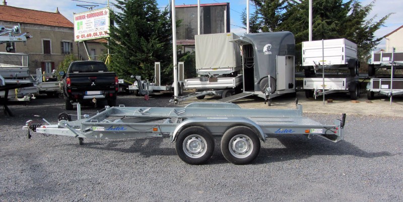 Porte voiture LIDER avec garde-boue renforcés et surbaissés