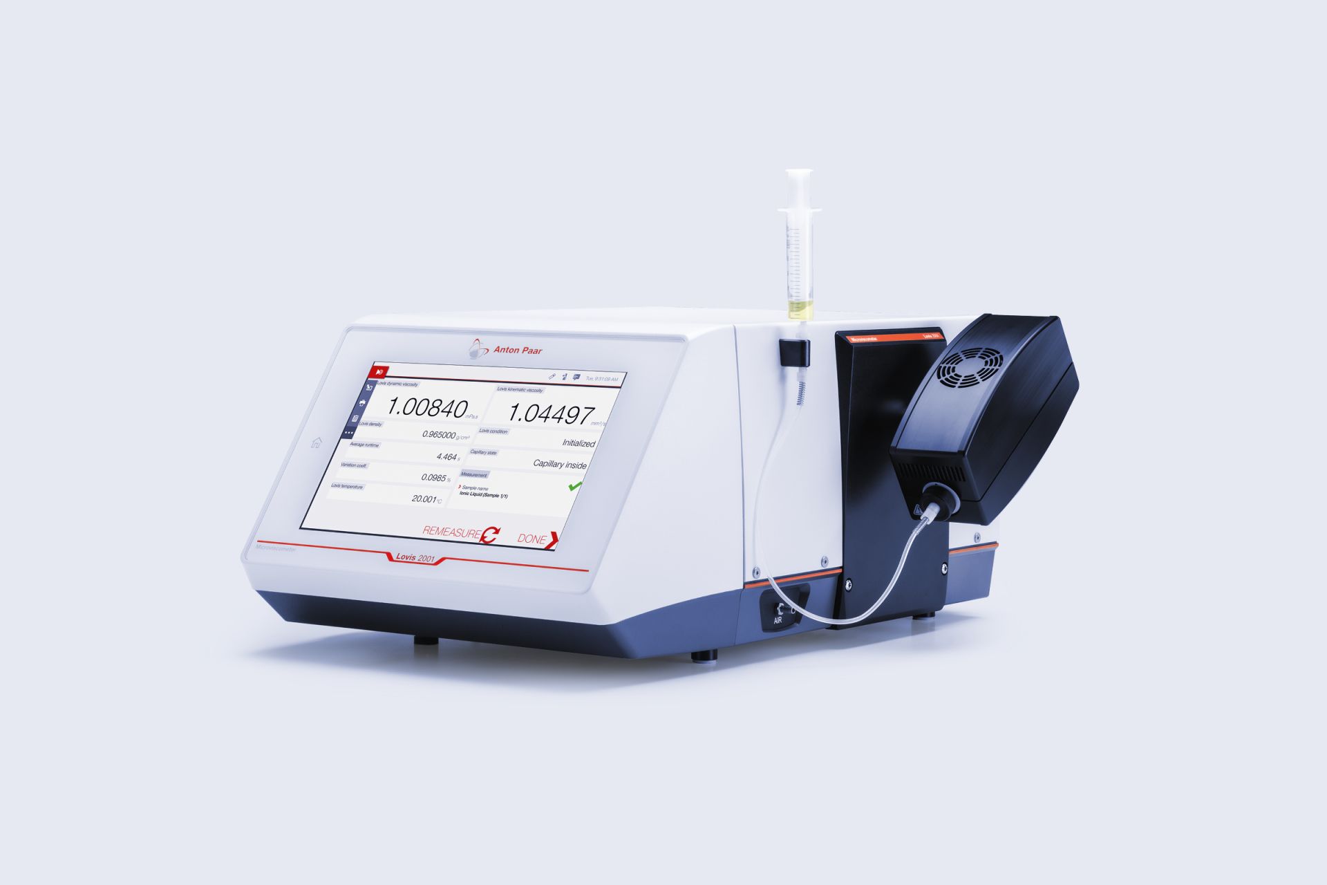 Viscosimètre à bille roulante et tombante : Lovis 2001 Paillasse / Module_2