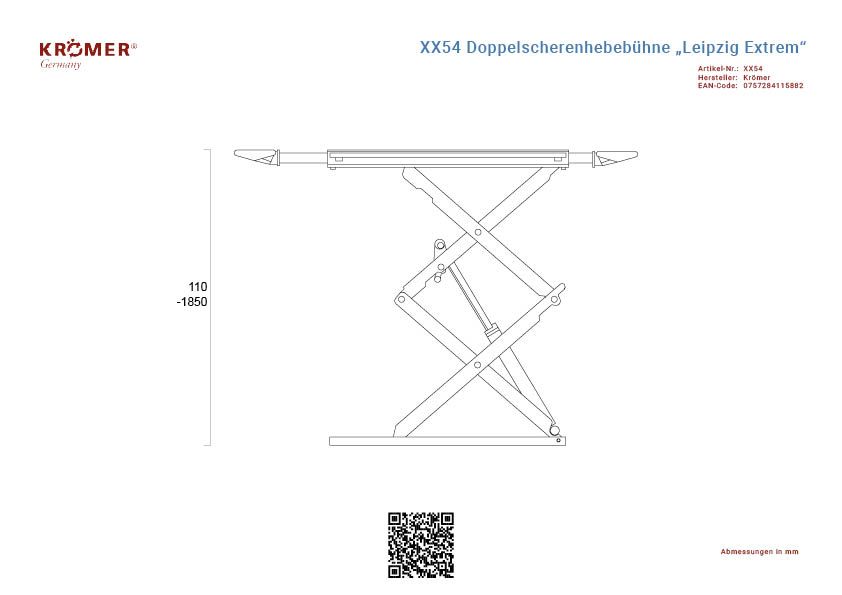 Pont élévateur à double ciseaux hors sol performant et polyvalent, conçu pour les ateliers automobiles et les services de pneus - XX54_3