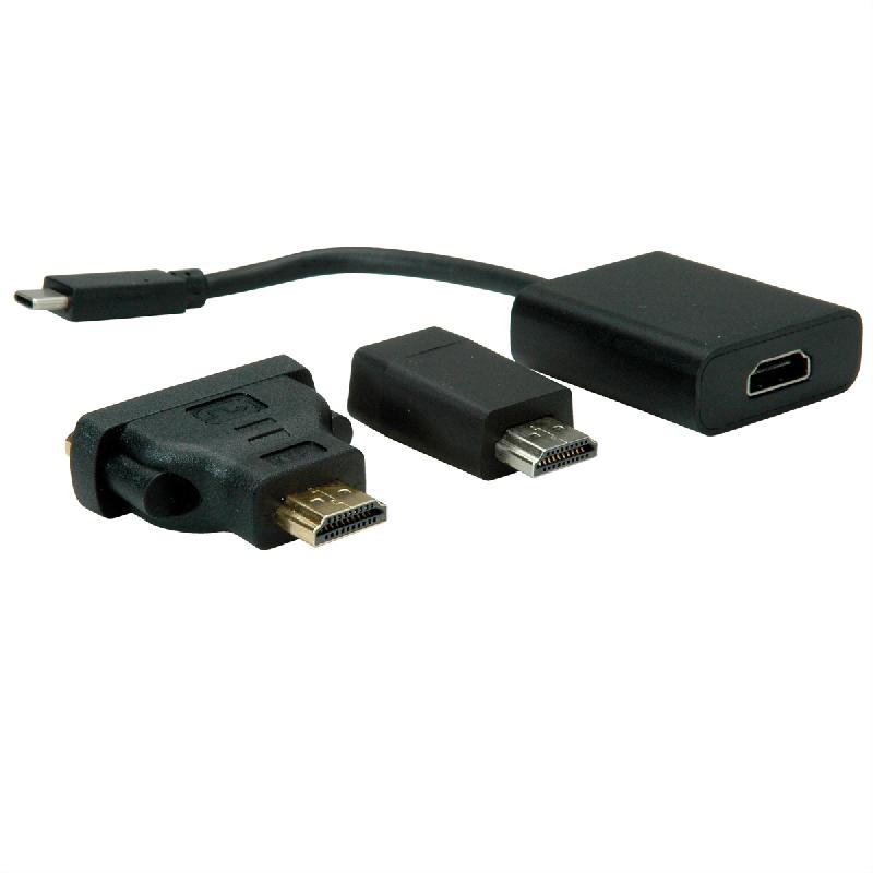 Value adaptateur type c - vga/hdmi/dvi_3