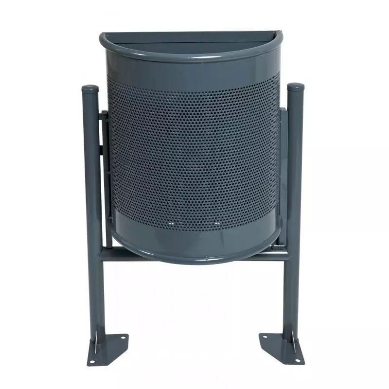 Corbeille de rue Barcelona - acier robuste - 35L à 220L avec options de tri et traitement anticorrosion_3