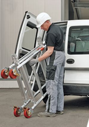 Uni mini echafaudage roulant petite hauteur - layher - hauteur de travail max.8,30 m_3