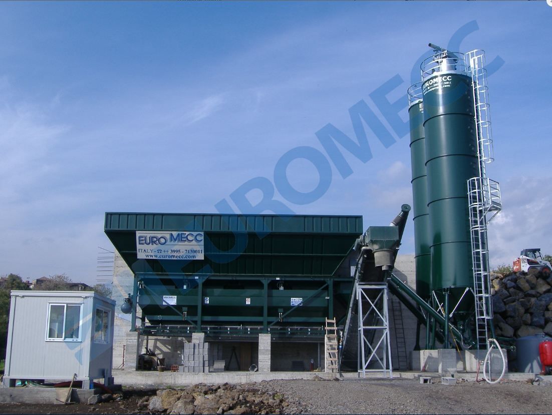 Dp max centrale à béton fixe - Euromecc - double poste de chargement - 2x90 m3/h_3