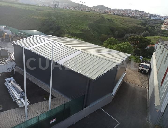 Hangar gamme EcoRapid recyclage - démontable, amovible - structure modulaire Cualimetal_3