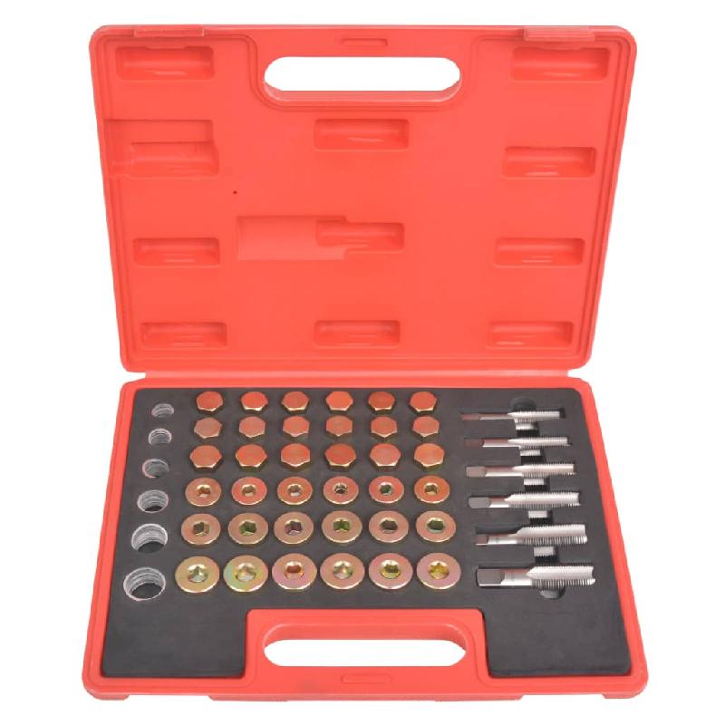Vidaxl kit de réparation de filetage de bouchon de vidange d'huile 210176_3
