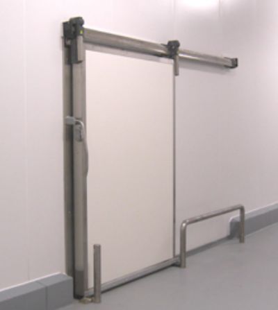SP400 - Porte de chambre froide coulissante en polyester ou inox - Spenle_3