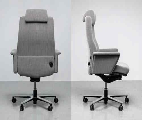 Fauteuil de bureau ergonomique LEADER-NEST - grand confort pour manager ou direction - support jusqu'à 165 kg_3