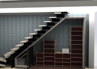 Monobloc MPCA pour conservation optimale des bouteilles de vin