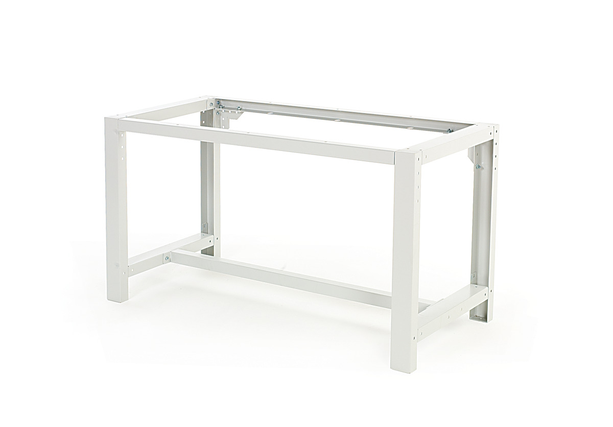 Établi à ossature Cubio Mpx - 41004003.16V - LxPxH 2000x900x840 mm - Revêtement poudre RAL 7035_3