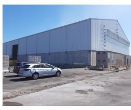 Hangar de stockage industriel - structure métallique en acier et bardages métalliques - Cualimetal_3