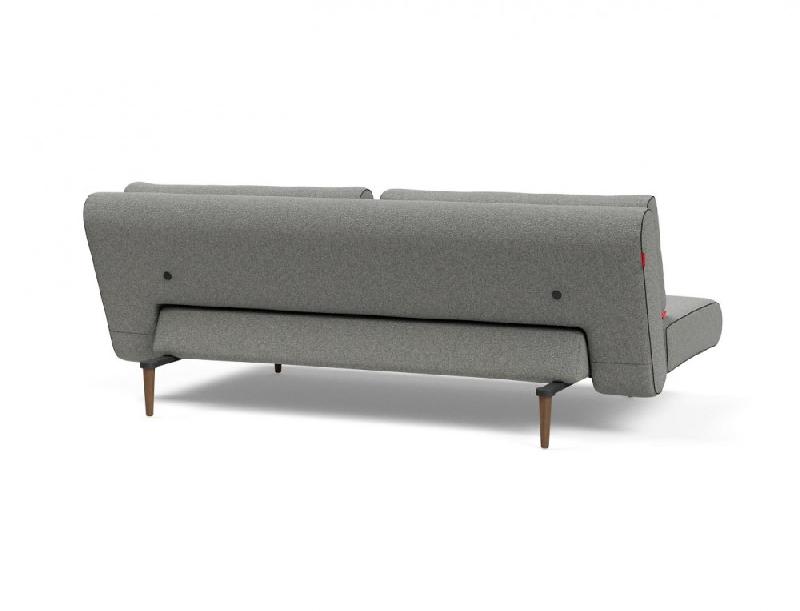 Innovation Living Canapé lit design Unfurl Lounger convertible 200x140 cm - Tissu bouclé Ash Grey - Style années 50-60_3
