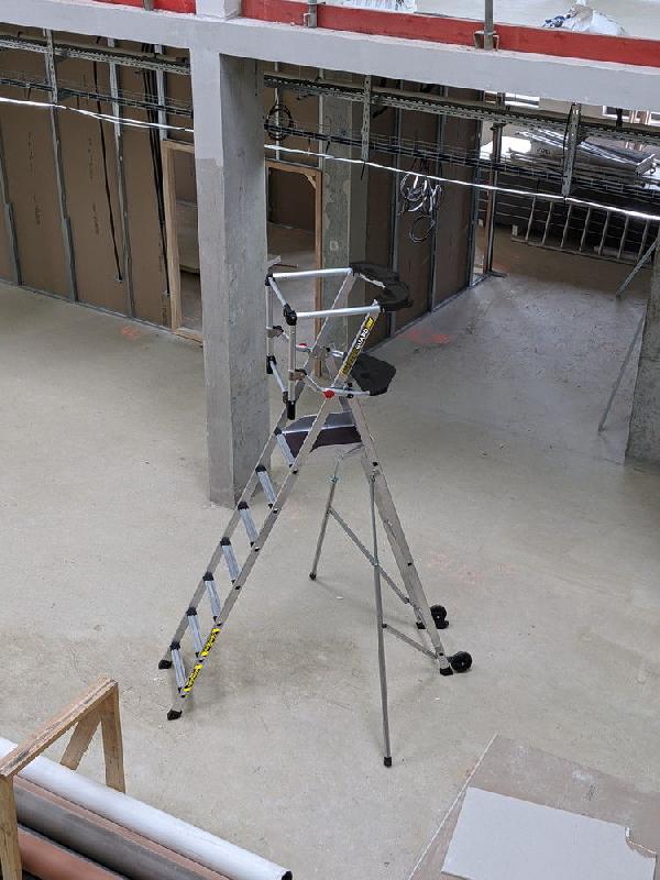 Plate-forme individuelle roulante Masterguard - 7 marches à hauteur fixe - sans stabilisateur_3