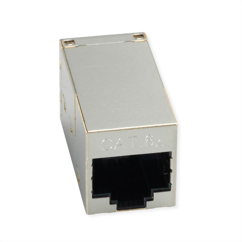 ROLINE Coupleur RJ-45 blindé, Cat.6A/Classe EA, argent_3