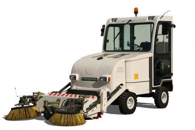 Ba-2000h - balayeuse mécanique de voirie - Piquersa - moteur Kubota 35 ch - largeur de balayage 2.100 mm_3