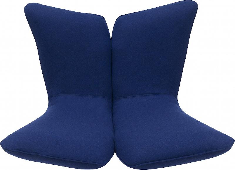 Fauteuil Lounge Angel- Softline - Bleu marine_3
