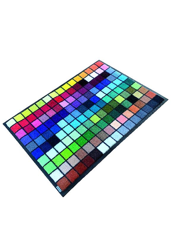 Roclean Logo - Tapis d'accueil sur mesure en fibres polyamide avec impression HD, antistatique et résistant aux UV_3