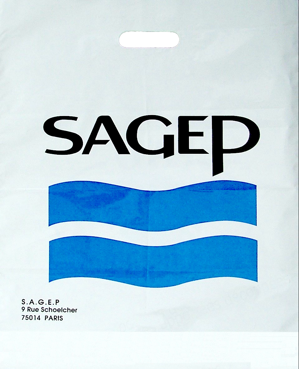 Sac plastique poignées découpées recyclable - 50 à 100 µm - Pour boutiques, fromageries, boucheries, cosmétiques, selleries ou événements_3