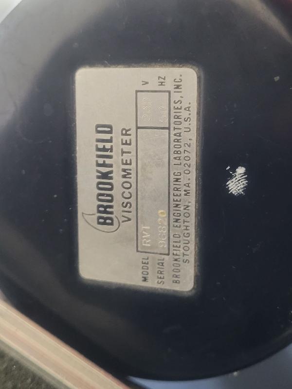 Viscosimètre brookfield rvt_3
