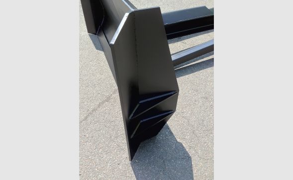 Lame bull réhausse tas - équipée de déflecteurs latéraux - dimensions 2200 x 970 mm_3