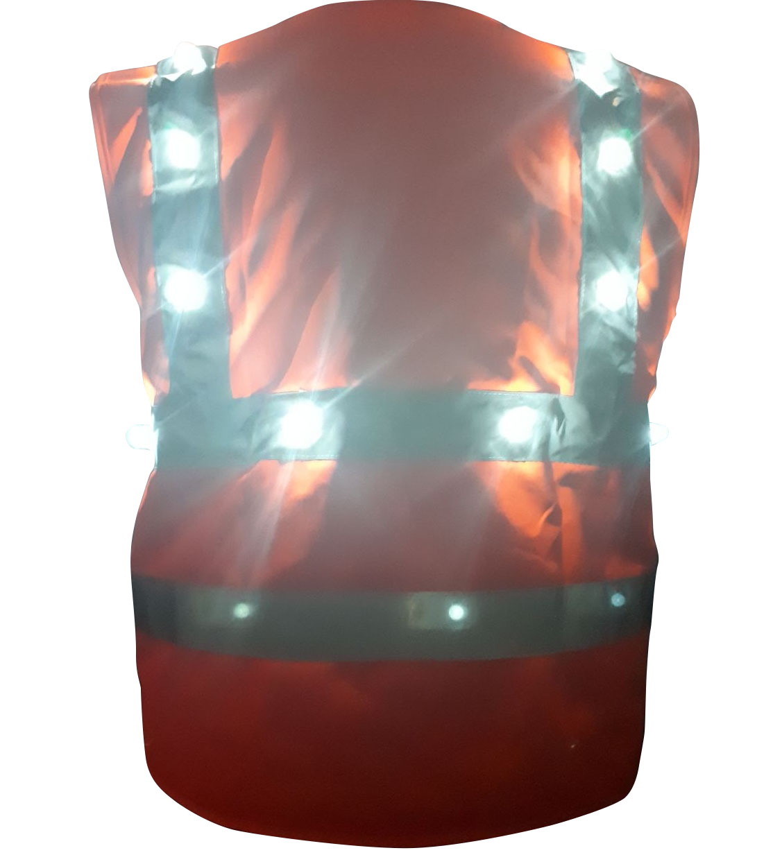 LEDWARNING Gilet Pro de Sécurité Fluo à 24 LEDs Deluxe_3