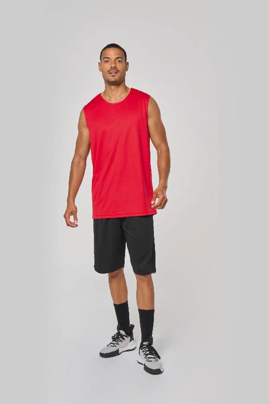 Short réversible basket-ball unisexe - 100% polyester - Réf : PA162 - PROACT_3