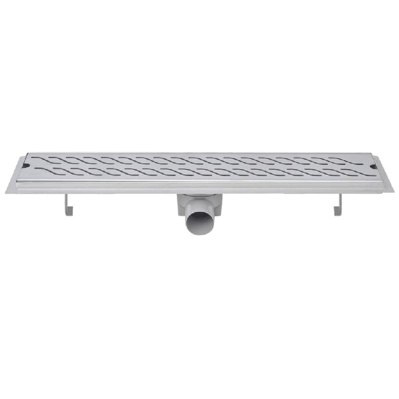 Vidaxl drain de douche linéaire 630 x 140 mm acier inoxydable 142184_3
