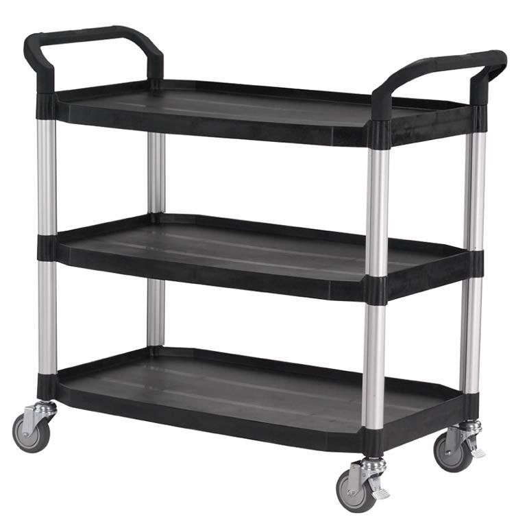 Chariot plastique polyvalent - 190307 – 3 plateaux - 825 x 410 x 915 mm_3