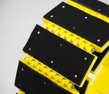 27903 - Ralentisseur de vitesse enroulable - Direct Signalétique - Polyuréthane jaune et caoutchouc noir - 3000 x 300 x 30 mm_3