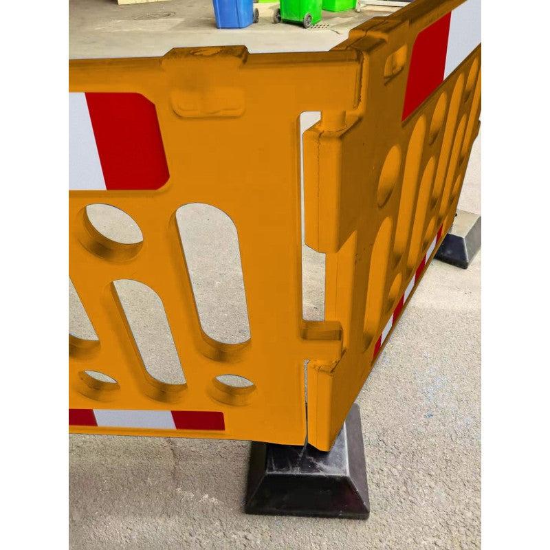 Base en caoutchouc pour barrière de sécurité polypropylène - stabilité et résistance aux chocs_3