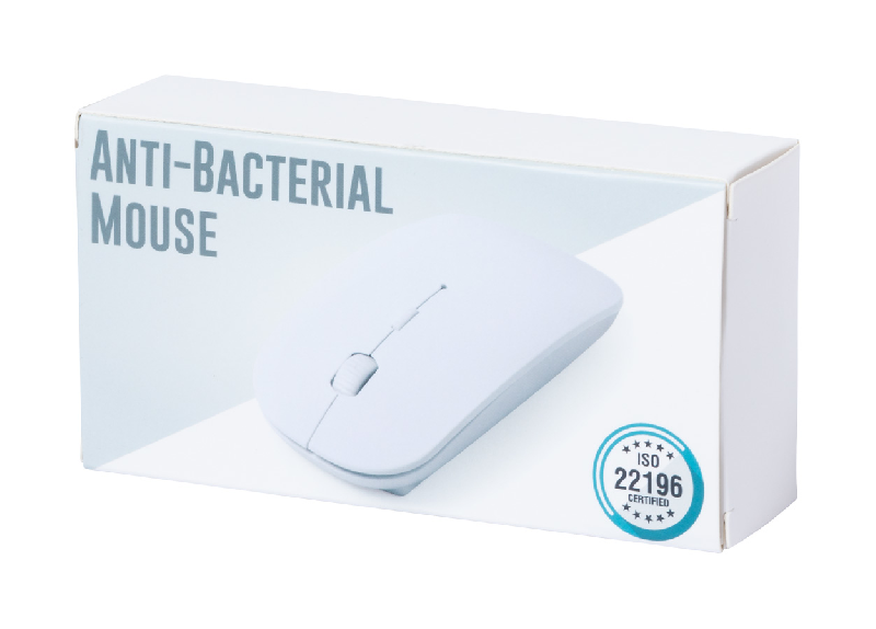 Souris optique sans fil antibactérienne - plastique conforme ISO 22196 - livrée sans pile_3