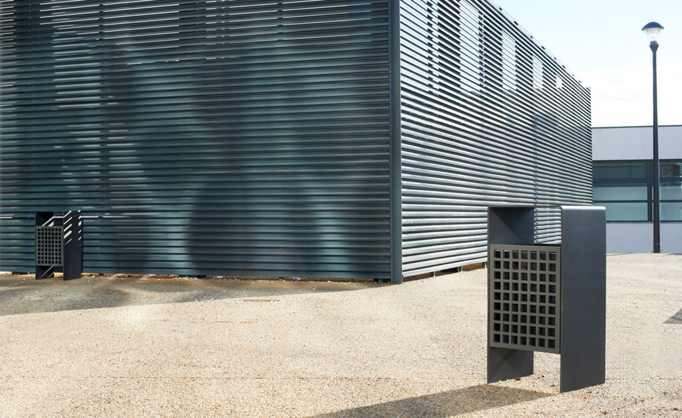 Arqui - poubelle publique - Larus - 35L - Acier, Fonte, Béton_3