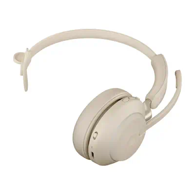 Jabra Evolve2 65 Casque Sans fil Arceau Bureau/Centre d'appels USB Type-C Bluetooth Beige_3