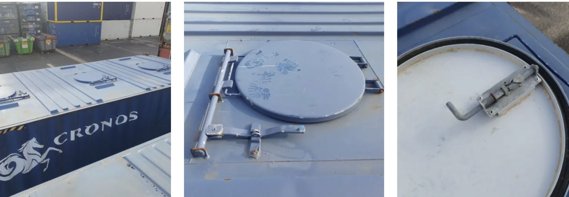 Container BULKS 20 ou 40 pieds - stockage marchandises vrac avec trappes de chargement et déchargement_3