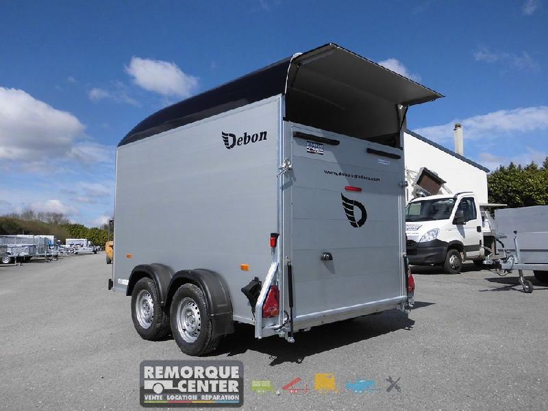 Remorque fourgon en aluminium DEBON C500 ROADSTER - PTAC : 2000 Kg - 2 essieux - Pullman2 - Ref: PW2.4_3