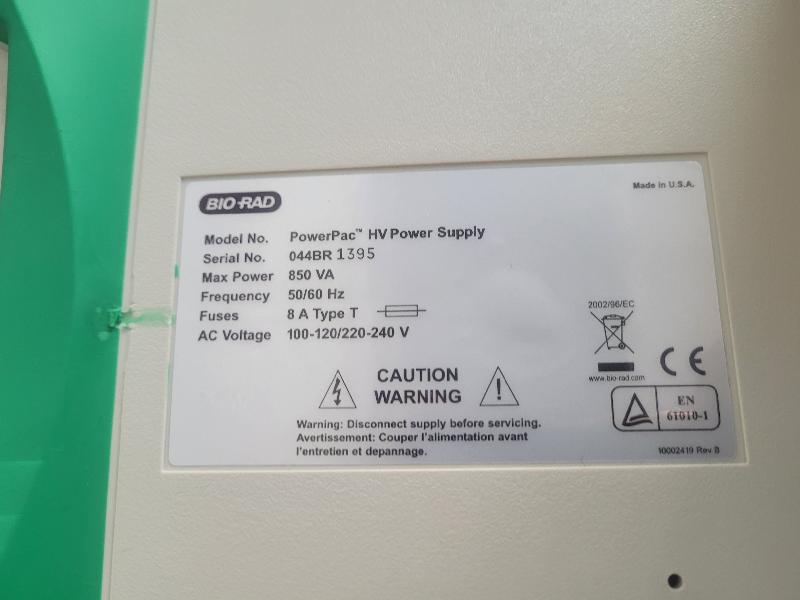 Alimentation haute tension PowerPac HV BIO-RAD_3