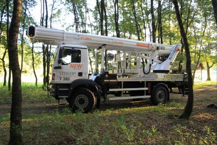 Steiger® T 380 camion nacelle - Ruthmann - 38m de hauteur de travail, 31m de déport, bras pendulaire articulé RÜSSEL®_3