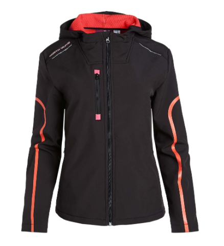 Veste noire de travail femme - multipoches - softshell triple couches - taille S_3