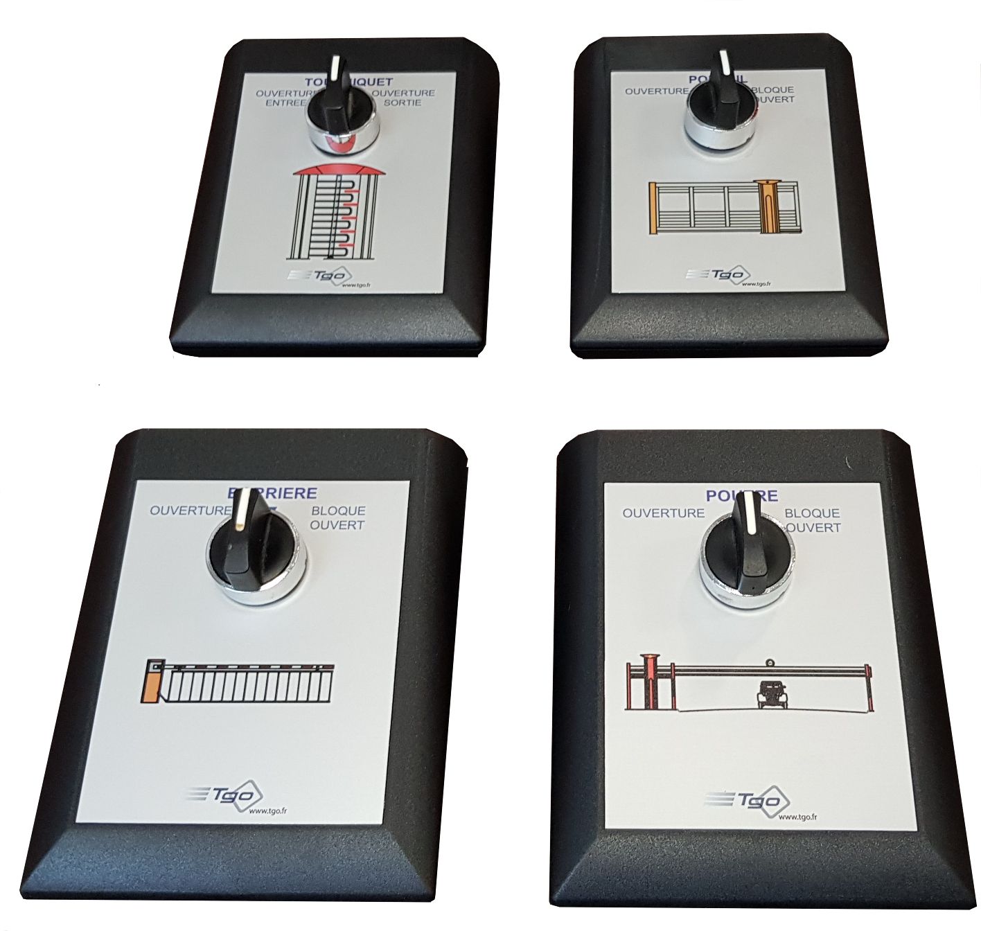 Pupitre de commande type PU-1 avec 2 boutons ou voyants