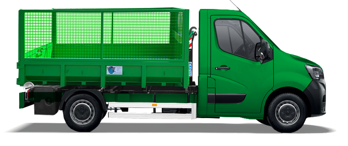 Benne ampliroll 3,5t rehausses grillagées amovibles 7,4m3  - modèle J 3.2_3