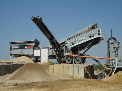 Cribleuse mobile Terex Washing System M1700 - 2 ou 3 étages, mobiles sur chenilles ou roues_3