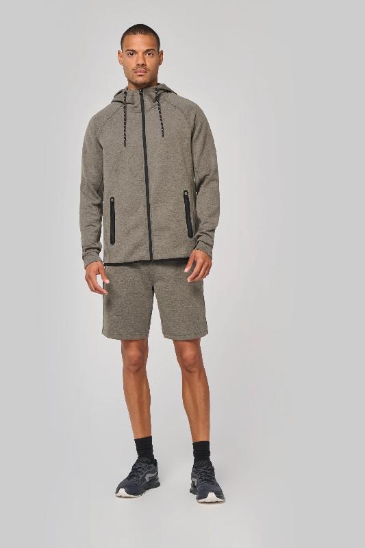 Short homme - Réf: PA1028 - Ultra confortable avec ceinture élastiquée et poches zippées - Marque PROACT_3