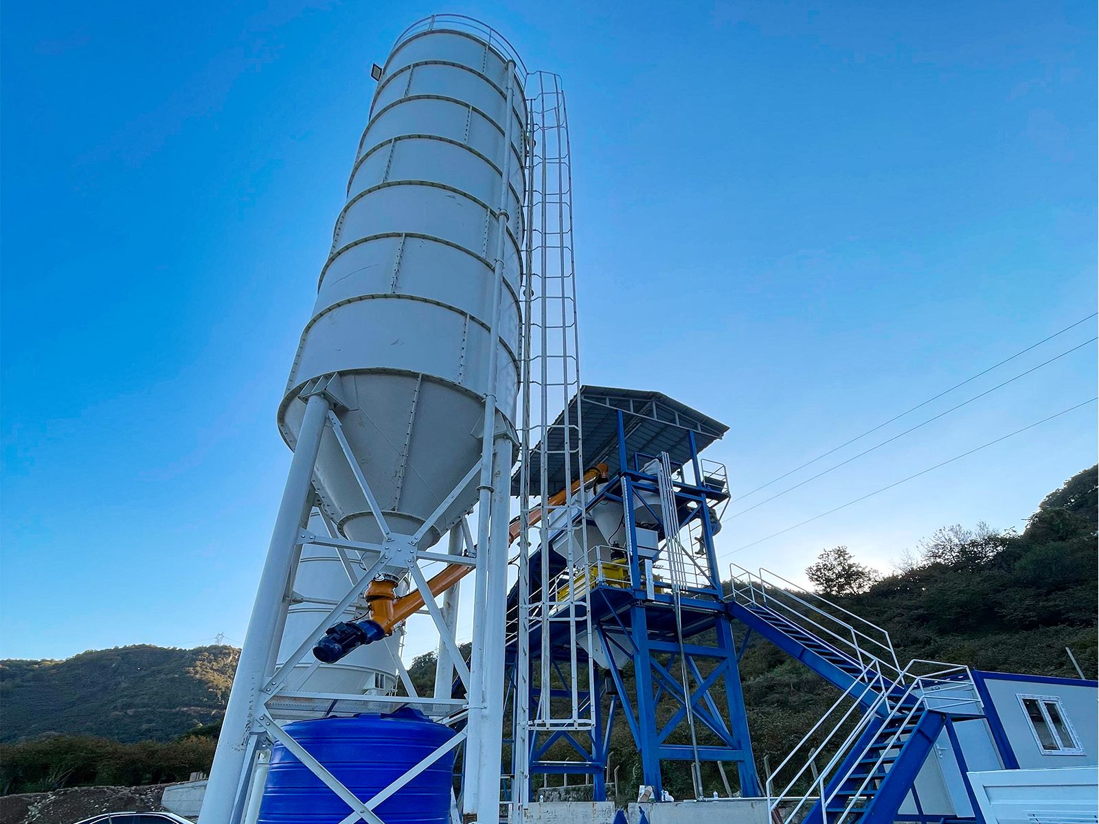 Centrale à béton 90 m³ - Solution clé en main avec malaxeur double arbre, silo de 100 tonnes et automatisation_3