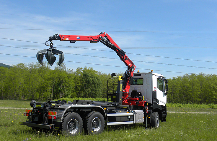 Grue auxiliaire Fassi F165AZ - 15,7 tm de capacité de levage - bras hydraulique jusqu'à 8,25 m_3