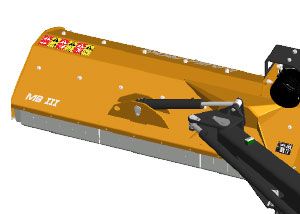 Broyeur professionnel avec boîtier 145 CV et roue libre intégrée